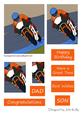 Motorbike 1 (orange) - Pyramage