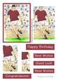 Gaelic Footballer (maroon) - Pyramage