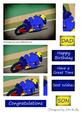 Motorbike 2 (blue) - Pyramage