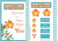 Mum, If You Were a Flower I'd Pick You (blue) - A5