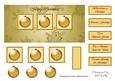 Christmas Decorations (gold) - Dl
