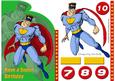 Superhero Shaped Birthday Card (green) - A5