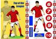 Red Footballer 4 - Top of the League (a5)