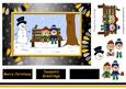 Kids Christmas (black & Gold) - A5