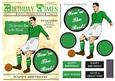 Green Vintage Footballer (son's Birthday) - A5