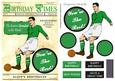 Green Vintage Footballer (grandad's Birthday) - A5