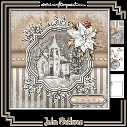 Christmas Scene 8x8 Mini Kit