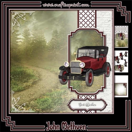 Vintage Car 8x8 Mini Kit