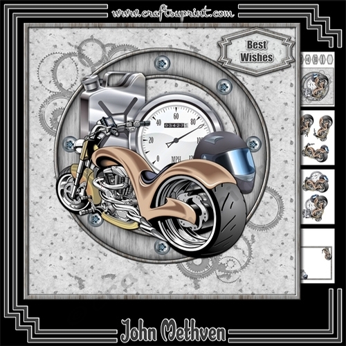 Motorcycle 8x8 4 page Mini Kit