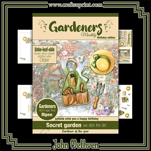 Gardeners Magazine Birthday Card
