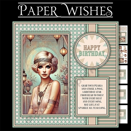 Born to Sparkle 7x7 mini kit