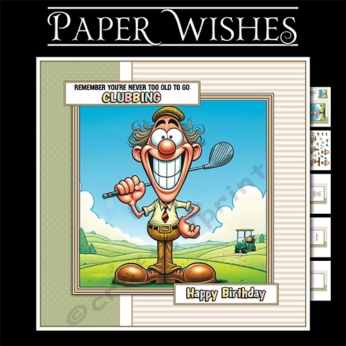 Never Too Old Mini Kit – A Tee-rific Birthday 7x7 mini kit