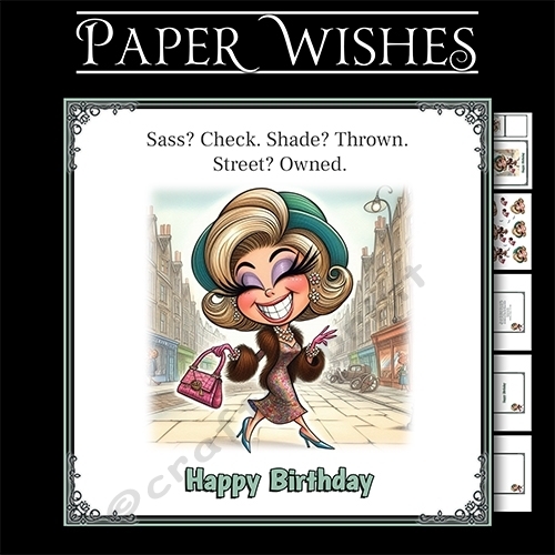 Street Sass 7x7 Mini Kit – Serve Looks, Throw Shade, Slay Birthdays