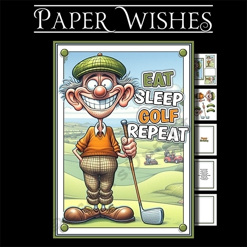 cup1375244_1884 - Eat. Sleep. Golf. Repeat.A5 Mini Kit – A Par-fect Birthday for the Golf Obsessed