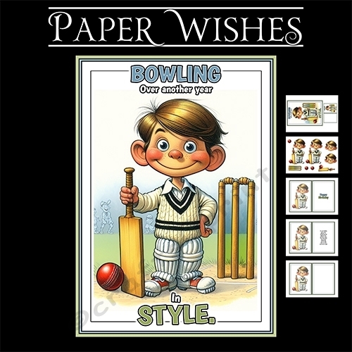 cup1375248_1884 - Bowling Over Another Year A5 Mini Kit – A Birthday Card Thats a Total Hit!