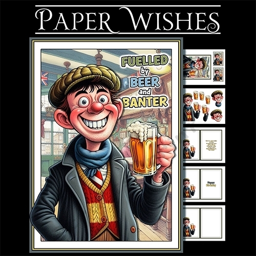 cup1380441_1884 - Fuelled by Beer and Banter A5 Mini Kit – A Birthday Brew to Remember!