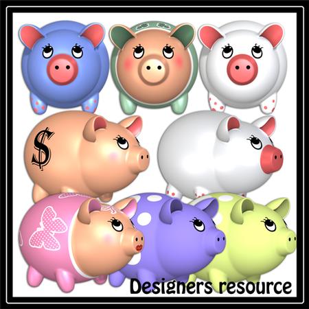 Piggy Bank Set Two