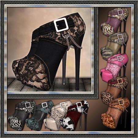 10 Peep Toe Platforms Set 2