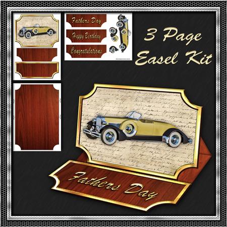 Vintage Car Easel Kit