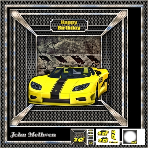 Yellow Car Mini Kit