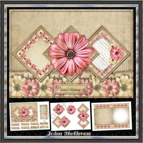 Floral 3 Page Mini Kit