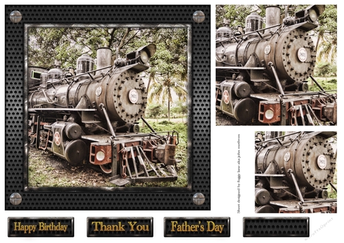 Steam Train Topper