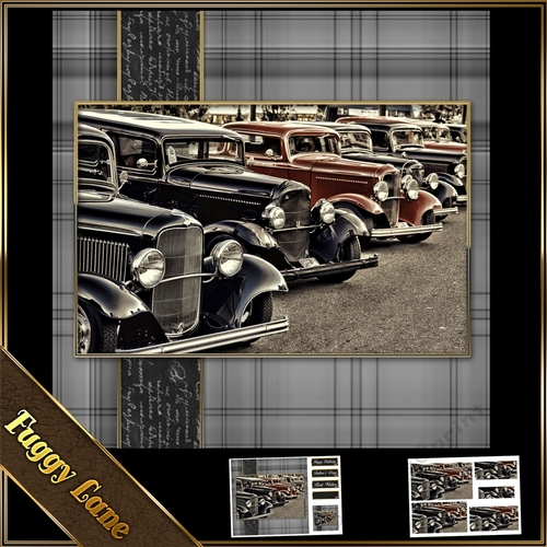 Vintage Car Pyramage Mini Kit