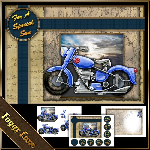 A5 Biker 3 Page Mini Kit