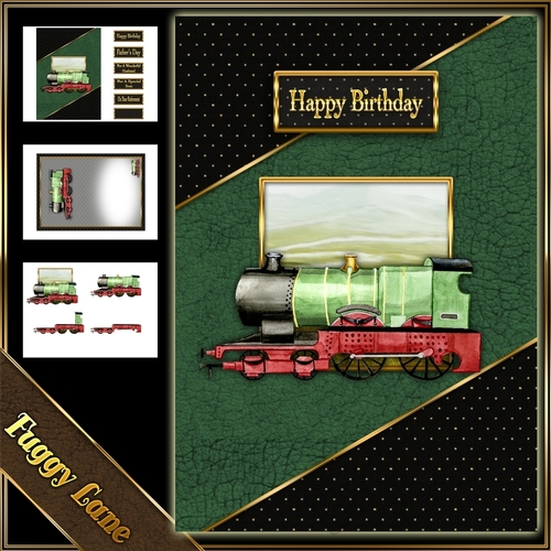 3 Page A5 Train Mini Kit