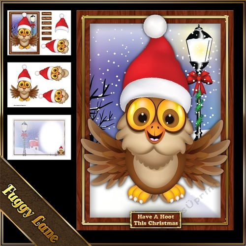 Xmas Hoot 3 Page Mini Kit