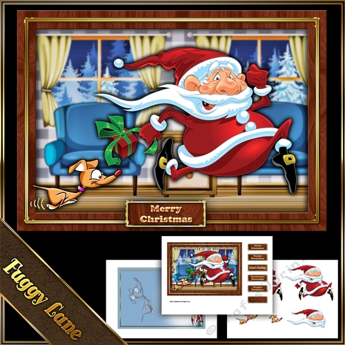 Christmas Rush 3 Page Mini Kit