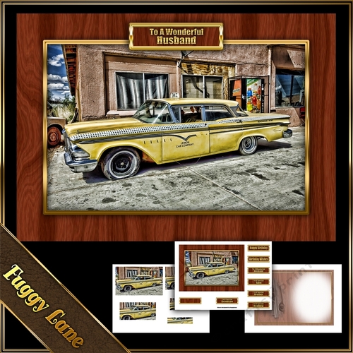 Yellow Cab 3 Page Pyramage  Mini Kit