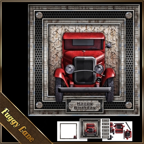 Little Red Truck 8x8 Mini Kit