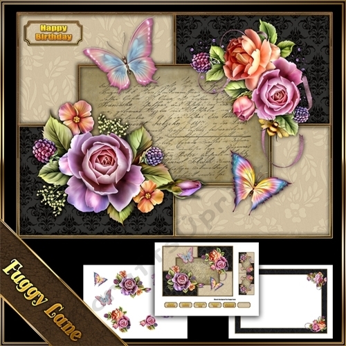 Floral Letters A5 Mini Kit