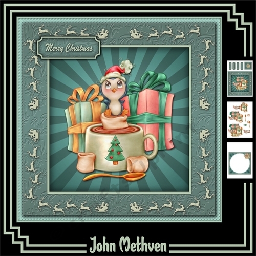 Penguin Christmas 8x8 Mini Kit
