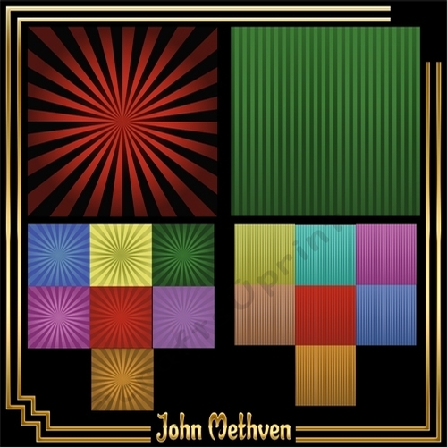Stripes And Sunbursts Background Pack
