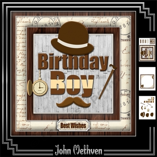 Birthday Boy 8x8 Mini Kit