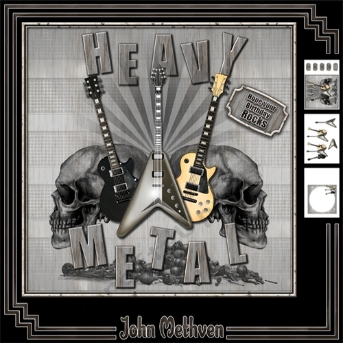 Heavy Metal Guitar 8x8 Mini Kit