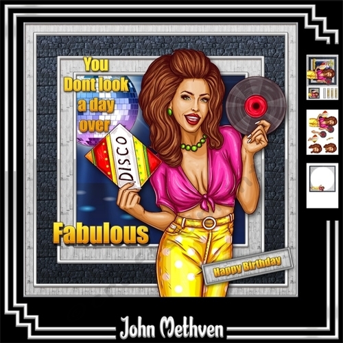 Fabulous 8x8 Decoupage Mini Kit