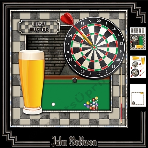 Darts and Lager 8x8 Mini Kit