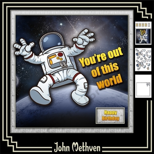 Out of This World 8x8 Decoupage Mini Kit