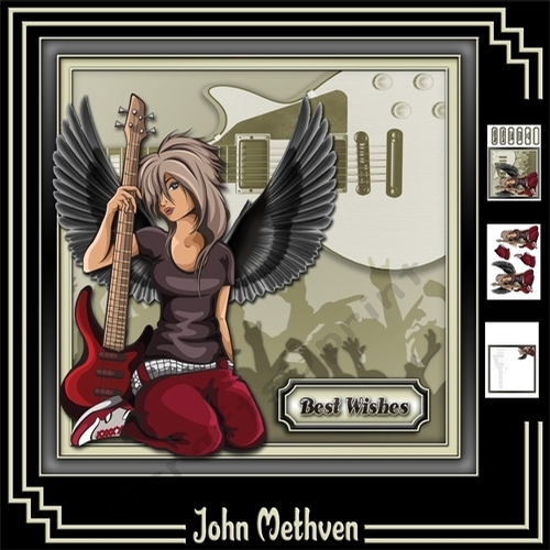 Angel of Rock Decoupage 8x8 Mini Kit