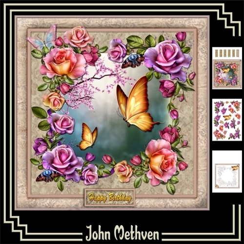 Lil Wings 8x8 Decoupage Mini Kit