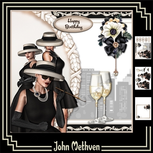 Celebrate 8x8 Decoupage Mini Kit