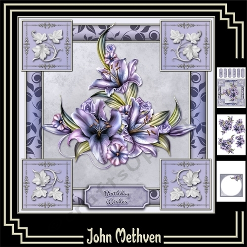 Water Lilies 8x8 Mini Kit