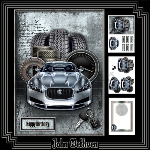 Grunge and Tyres A5 Mini Kit