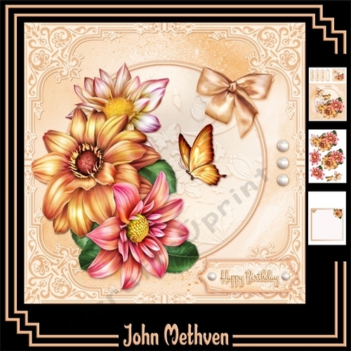 Pearls and Butterflies 8x8 Mini Kit