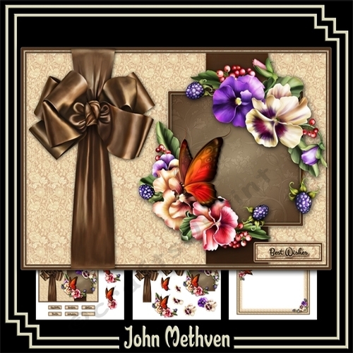 Bows n Butterflies 8x8 Mini Kit