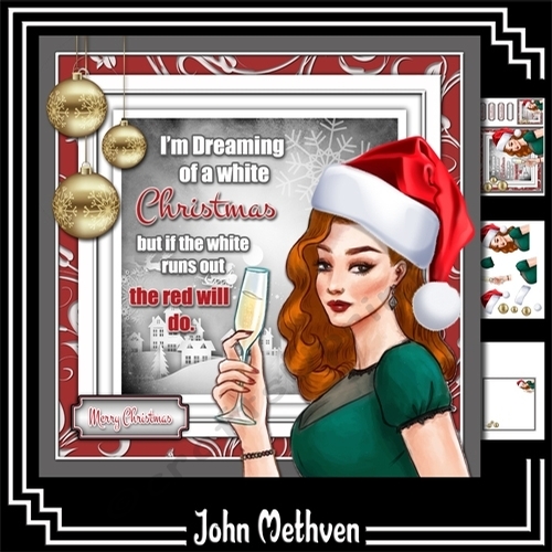White Christmas 8x8 Mini Kit