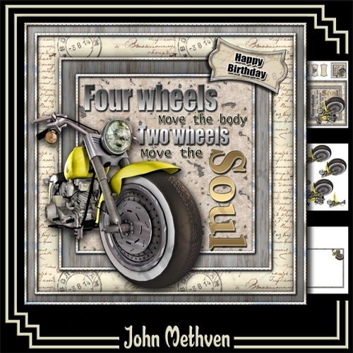 Two Wheels Move The Soul 8x8 Mini Kit